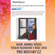 Novinky.cz: Monika Sičová pomáhá objevovat ženskost