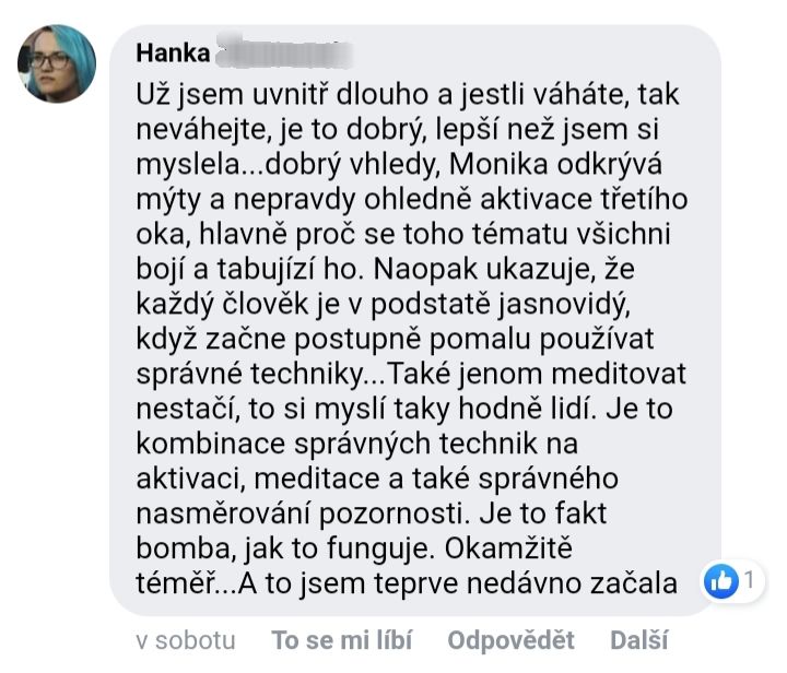 Reference kurzu rozvoj intuice Hanka
